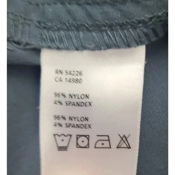 Royal Robbins Cargo Capri Pants Women's Size 2 Blue Gray Outdoor Hiking Fishing - Picture 4 of 4